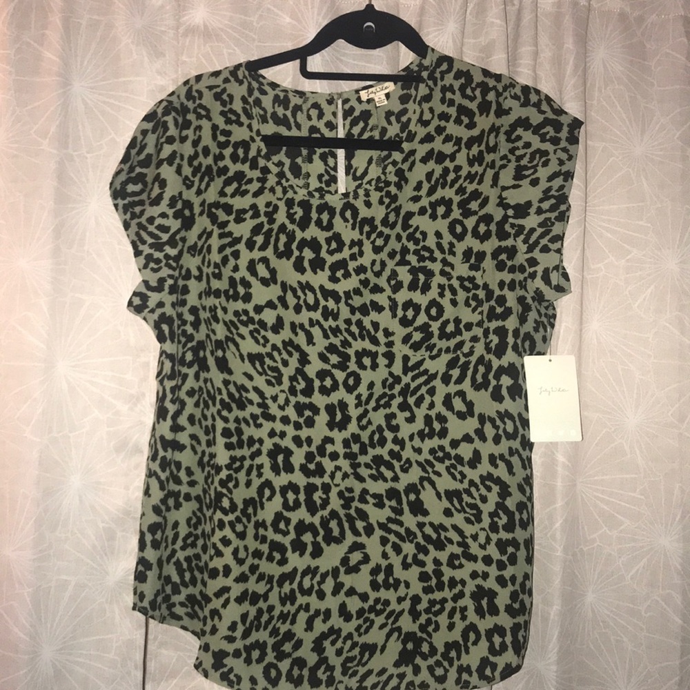 Leopard print blouse
